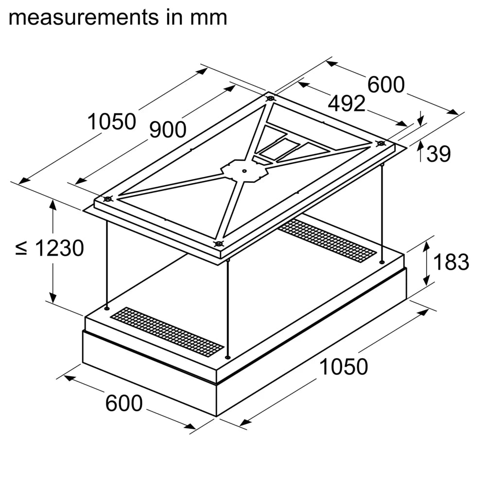 siemens chimney 105cm LR18HLT65