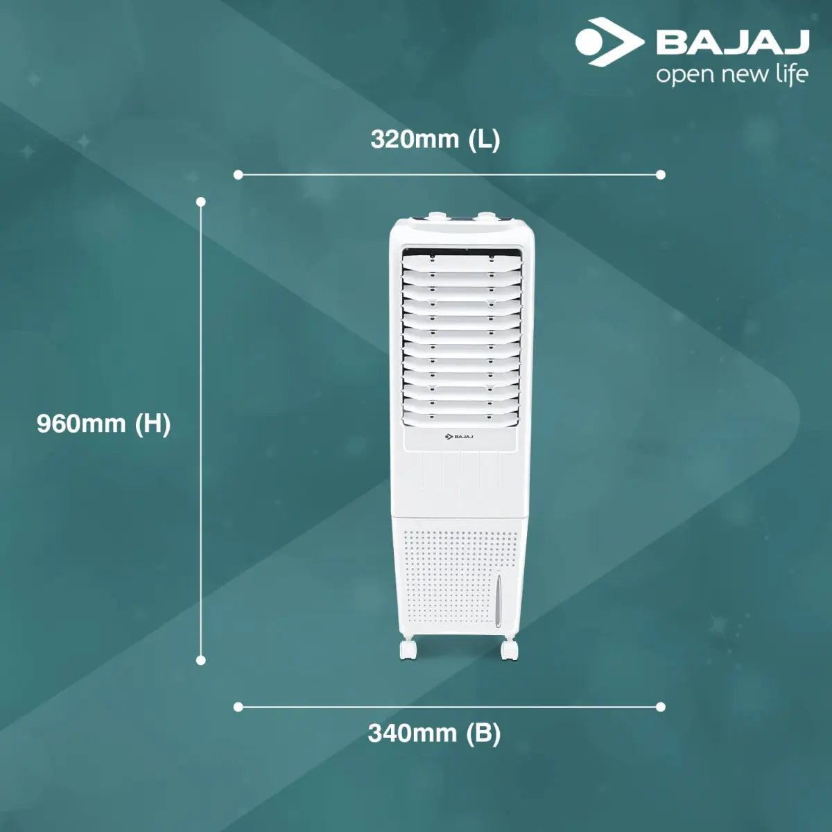 Bajaj TMH20 Tower Air Cooler - 20L White