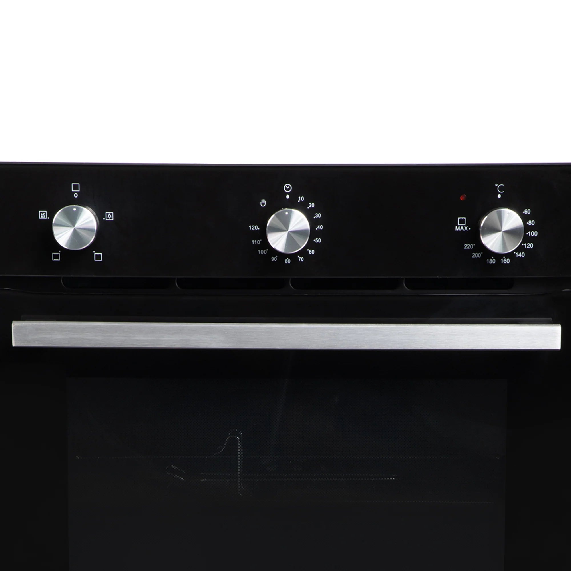 Faber 80L Built-In Black Finish Oven || Push/Pull Knob Control with Digital Display || 4 Cooking Functions with Grill Rack, Universal Pan|| FBIO 80L 4F BK with 1 Yr Comprehensive Warranty