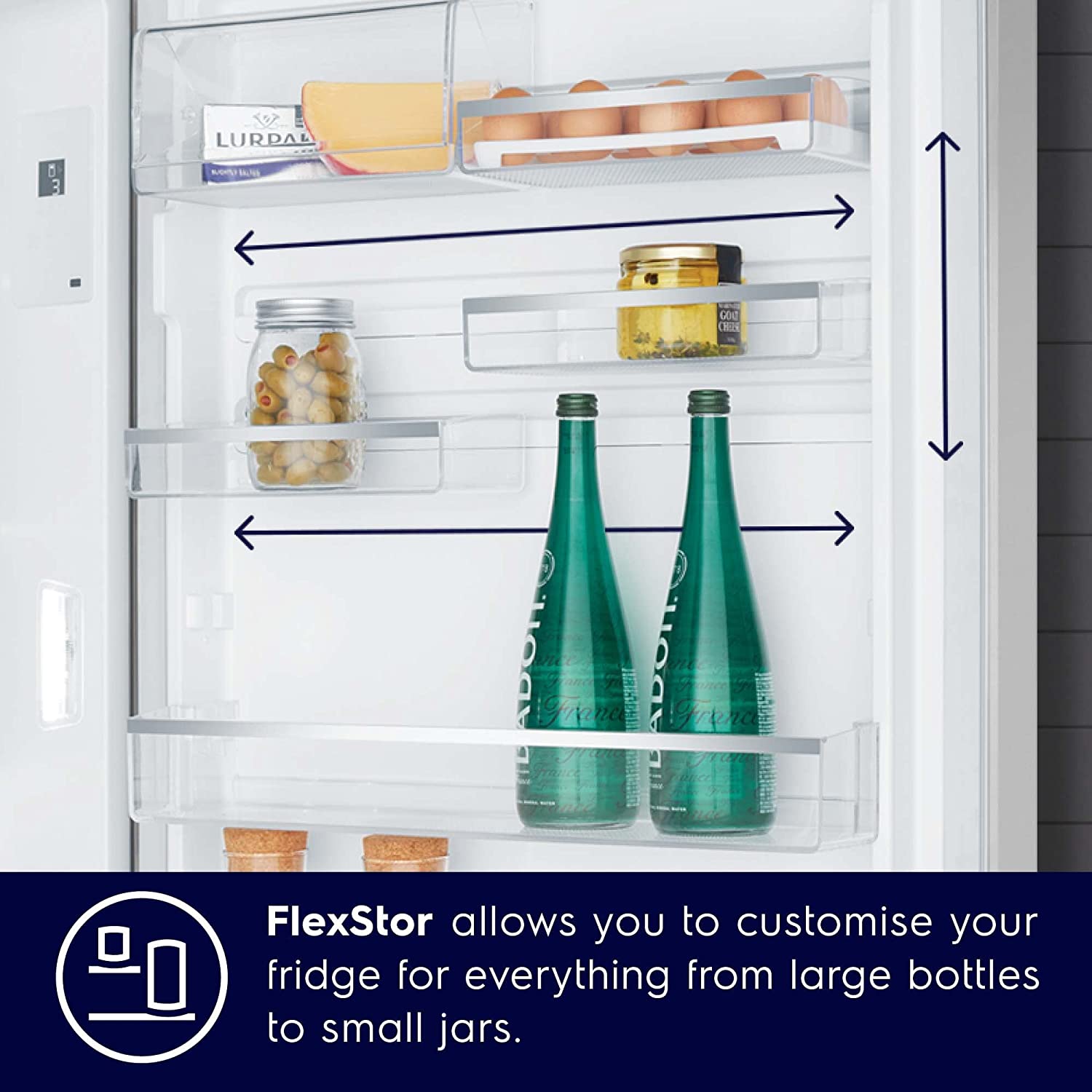 Electrolux 529L Ultimate Taste 500 Bottom  freezer refrigerator EBE5302C-S