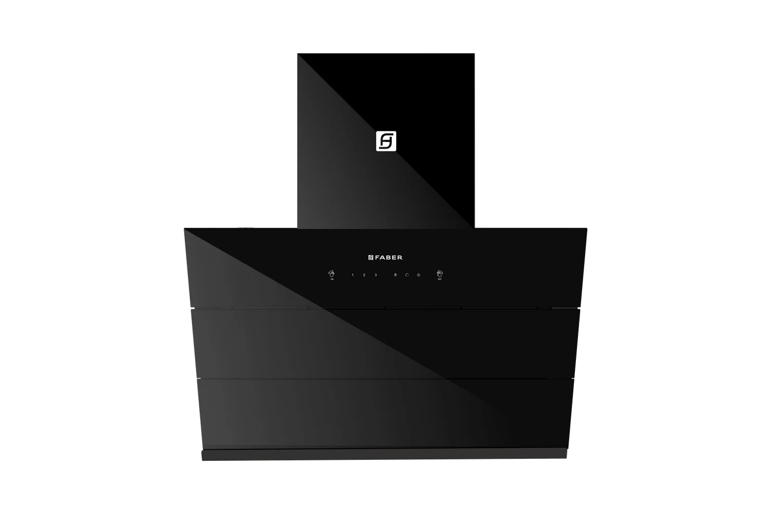 Faber Zenith FL HC SC BK IN 75cm 1400m3/hr Ducted Auto Clean Chimney with Odor Sensor - Wall Mount