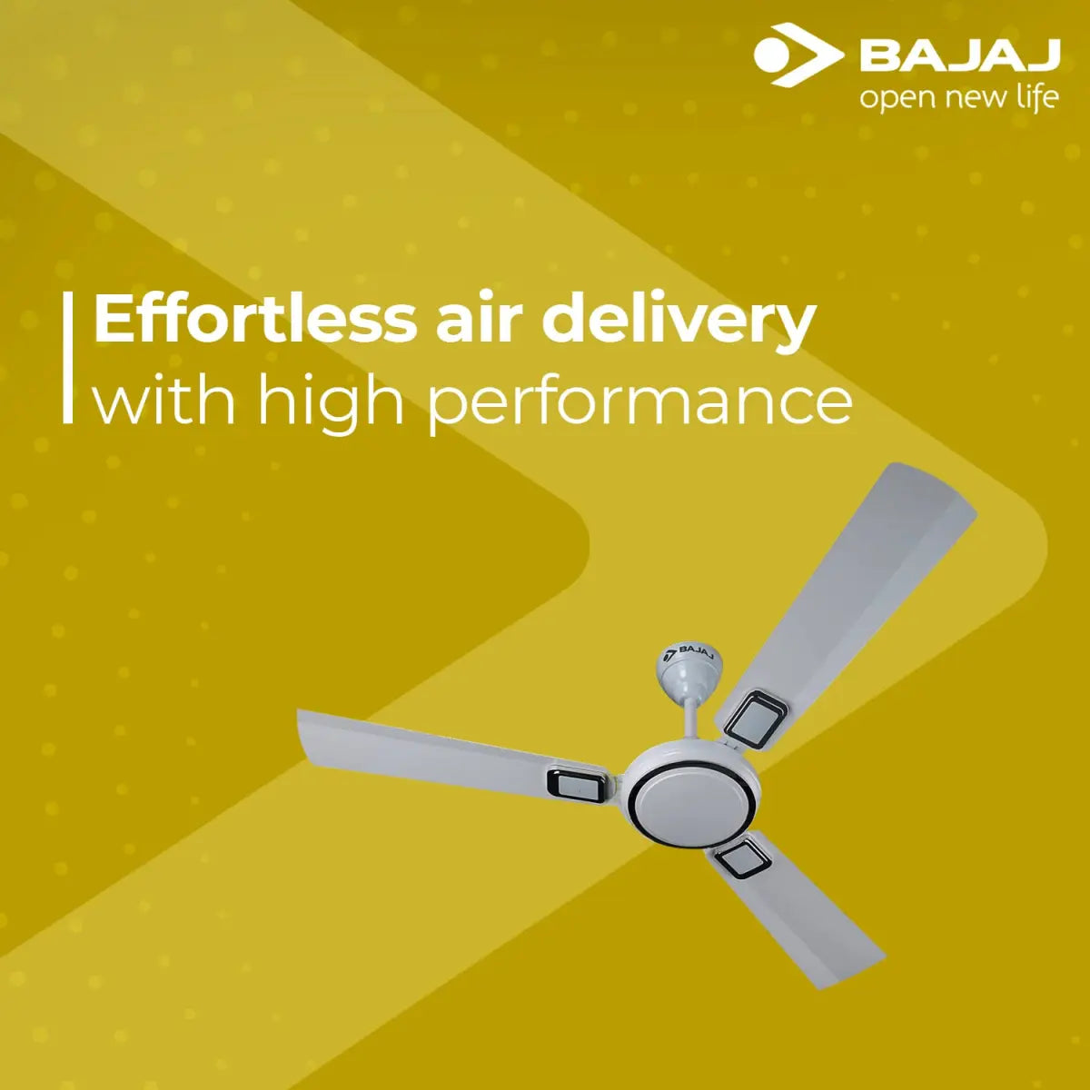 Bajaj Grace  BBD 1200 mm High speed Ceiling fan (Moon Light White)