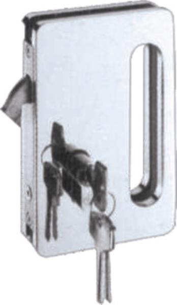 HAFELE 911.26.202 Chrome Polished Sliding Door Lock Suitable For 10 Or 12mm Glass