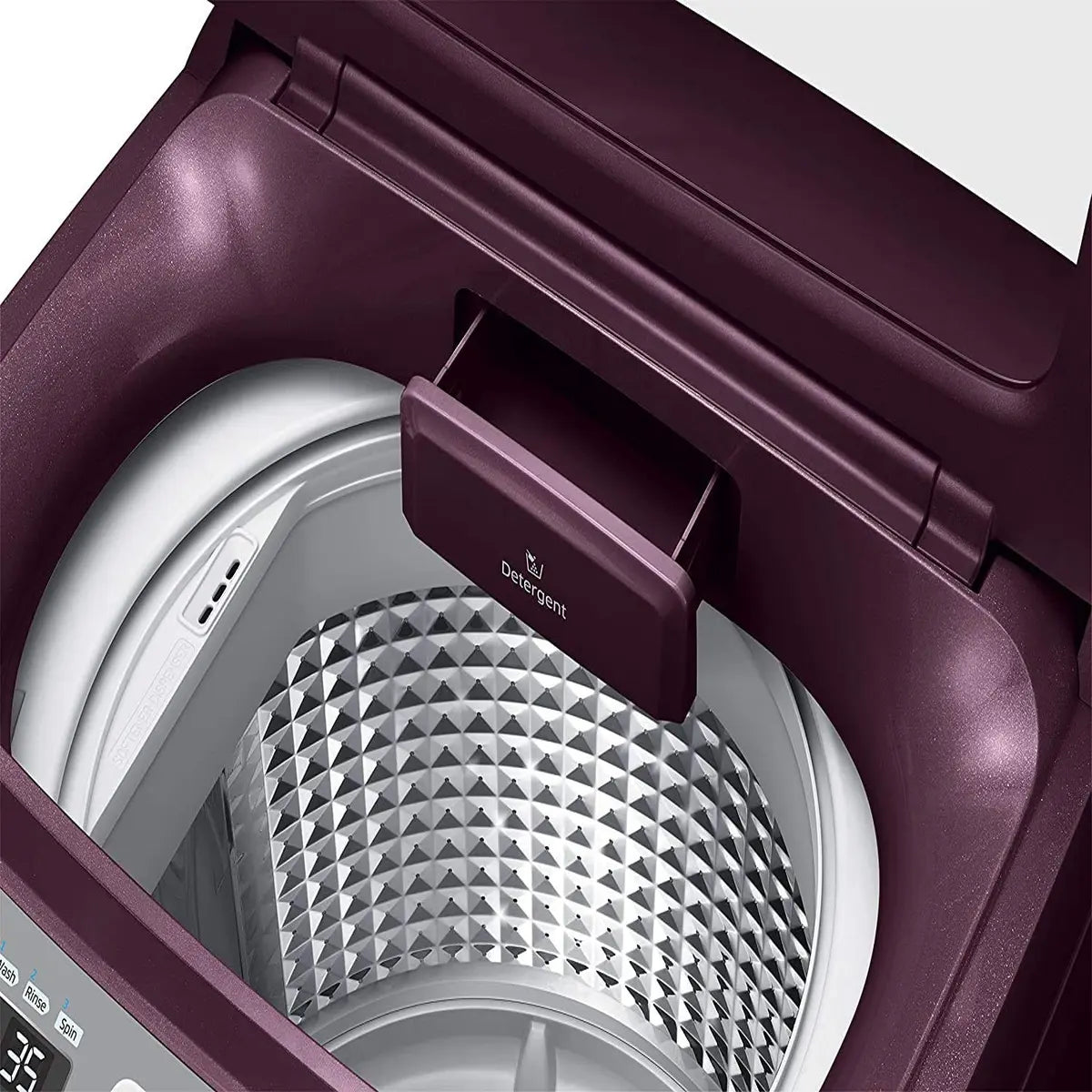Samsung 6.5 kg Fully-Automatic Top Loading Washing Machine (WA65M4500HP/TL, Sparkling Plum)
