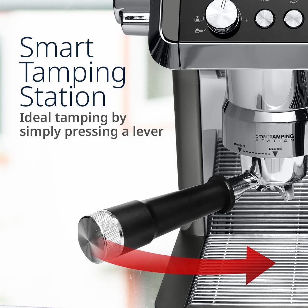 DELONGHI Pump Coffee Machine, 1450W, Integrated Coffee Grinder, DLEC9335.BK(Black)