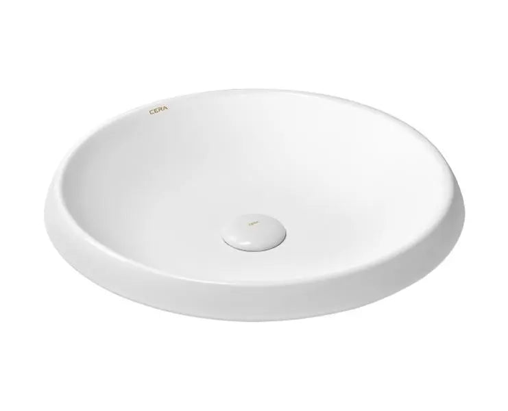 Cera S2030138 Cabella 520x520x115 mm Counter Wash Basin White Colour