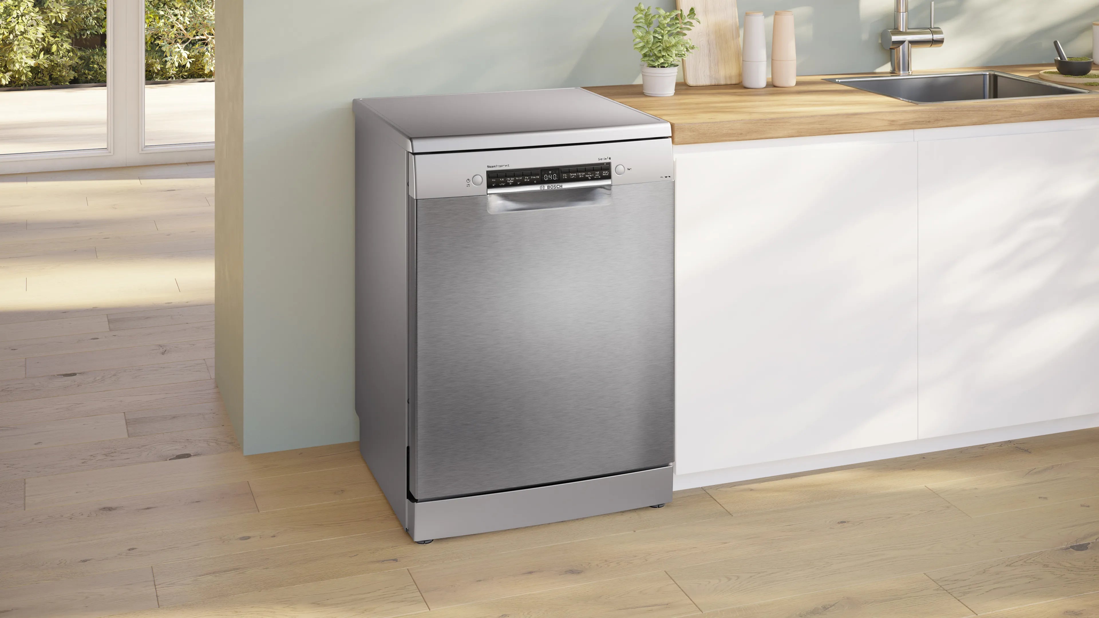 Bosch SMS6HMI00I Series 6 Bosch free-standing dishwasher 60 cm Brushed steel anti-fingerprint