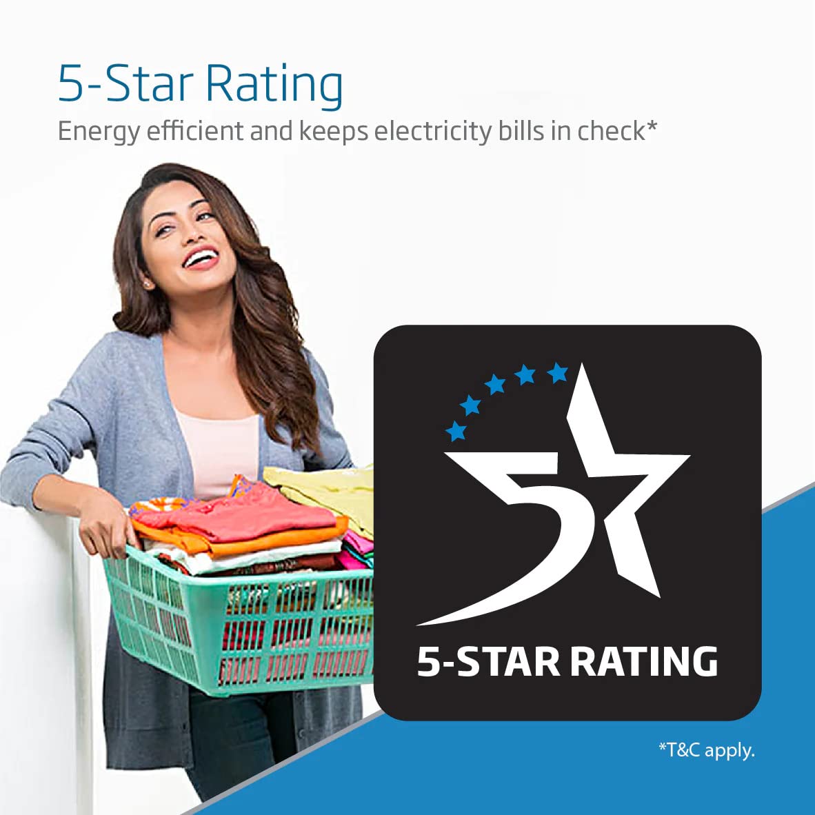 Voltas Beko 8 Kg 5 Star Top Load Fully Automatic Washing Machine (Grey,) WTL8011AU