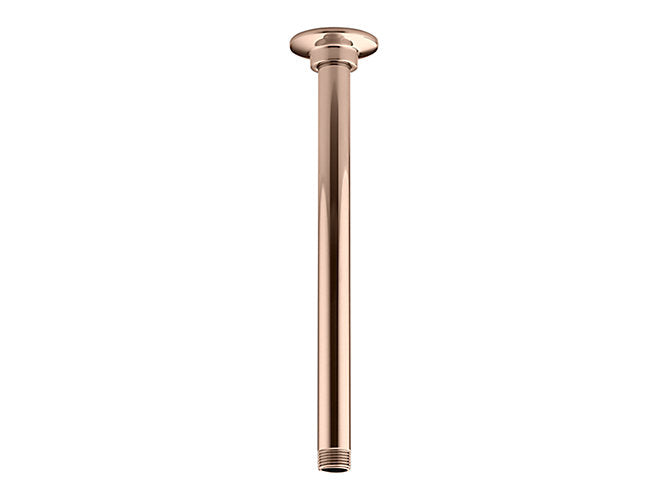 kohler K-16347IN-RGD Ceiling mount shower arm in rose gold