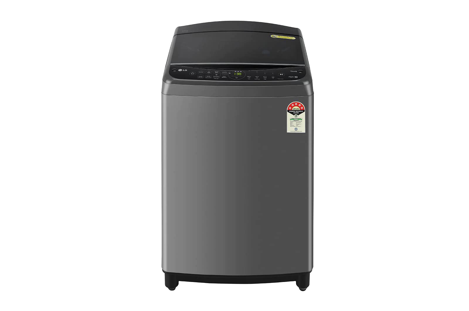 LG 9Kg Top Load Washing Machine THD09SWM AI Direct Drive In-built Heater Middle Black