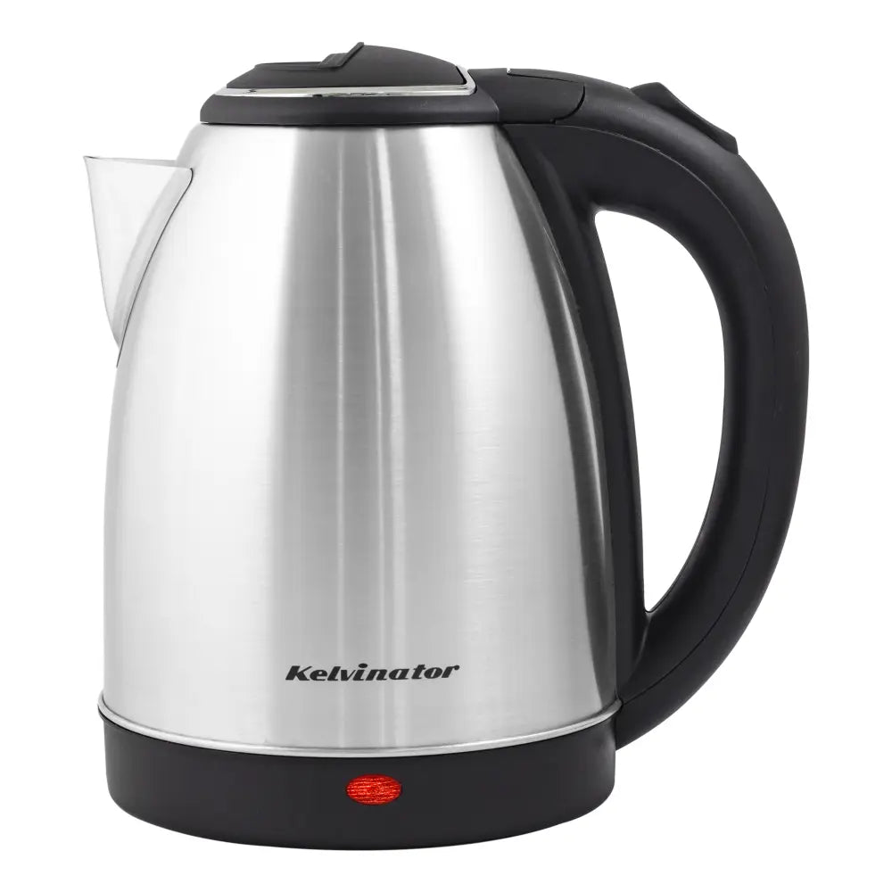 Kelvinator Fabulo Electric Kettle 1.8L KEKS00118 Steel/Black