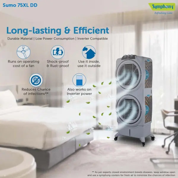 Symphony Sumo 75 XL DD desert cooler