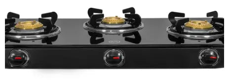 Kelvinator Gas Stove KGSGTR2033B Glass Top Black