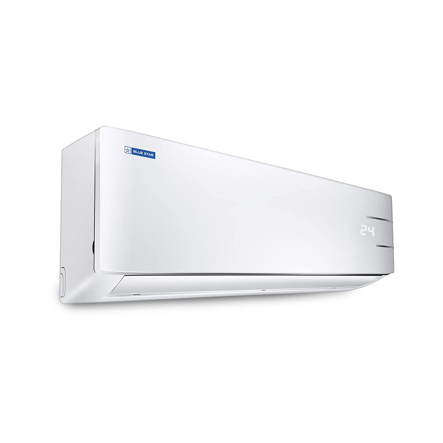 Blue Star 1.5 Ton 2 Star Fixed Speed Split AC (Copper, Anti Corrosive Gold Fins, Dry Mode, Eco Mode, Hidden Display, Self Diagnosis, Stabiliser Free Operation, Turbo Cool, 2023 Model, FA218YNU,White)
