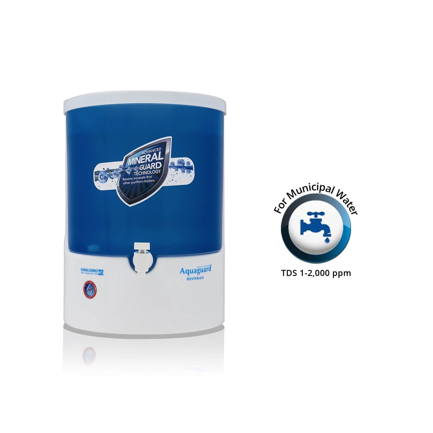 Eureka Forbes Aquaguard Reviva 8-Litre Water Purifier AG-Revive RO