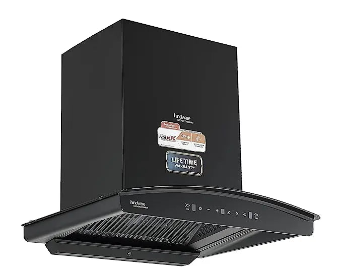 Hindware Chimney Zinnia 60 Cm Black Touch Control