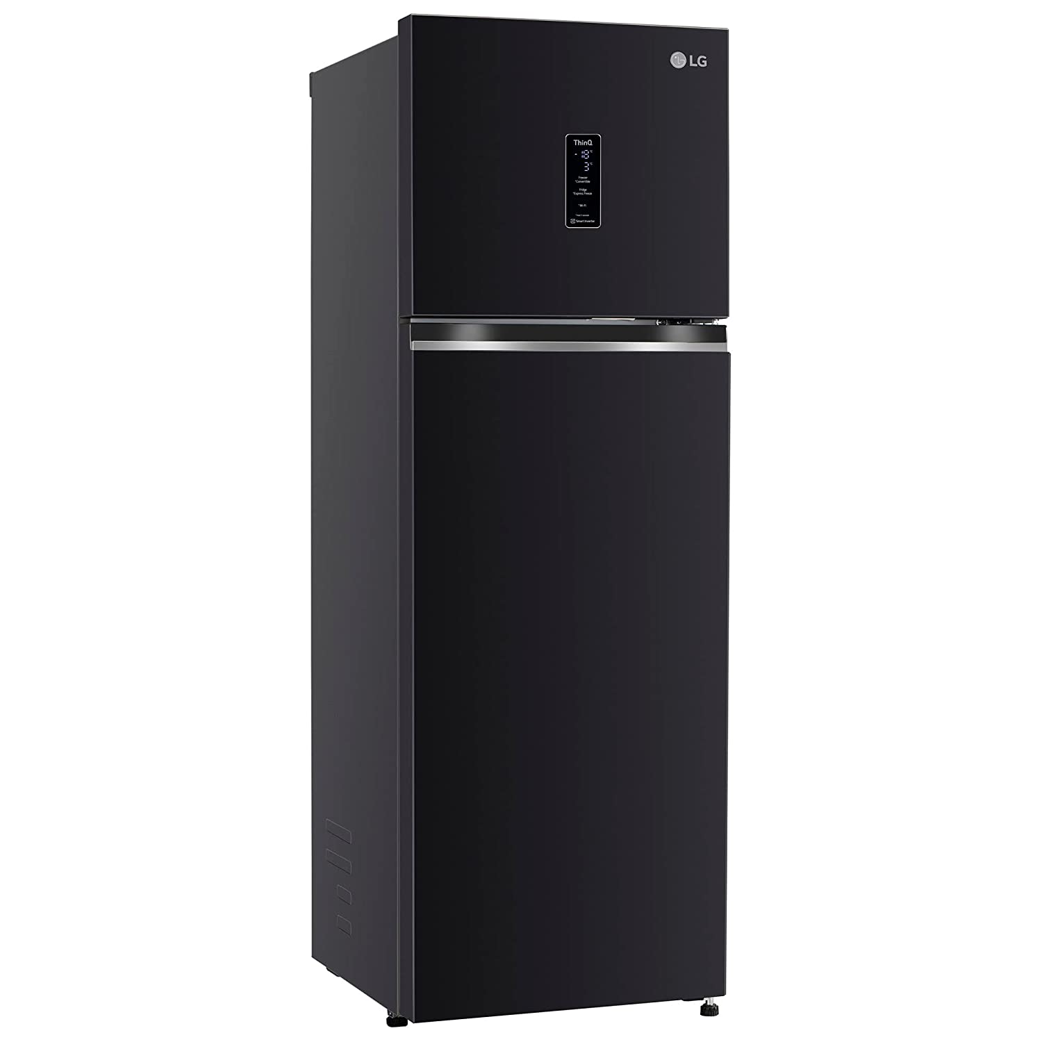 LG 272 L 3 Star Frost-Free Smart Inverter Wi-Fi Double Door Refrigerator (GL-T312TESX, Ebony Sheen, Convertible & Door Cooling+, Gross Volume – 289 Ltr.)
