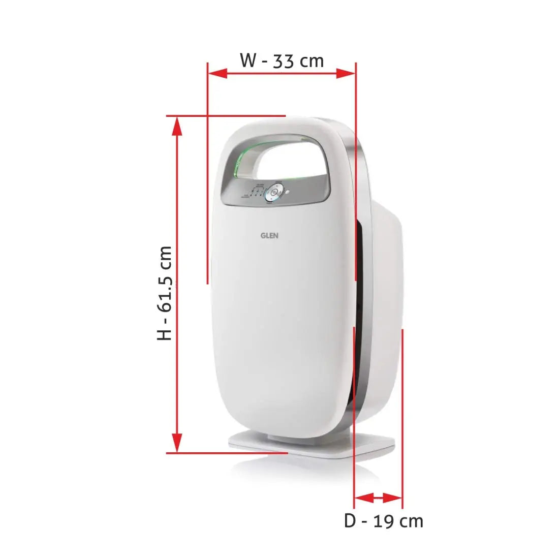 Glen Room Air Purifier 6031 with 5 Steps Air Purification, 45W
