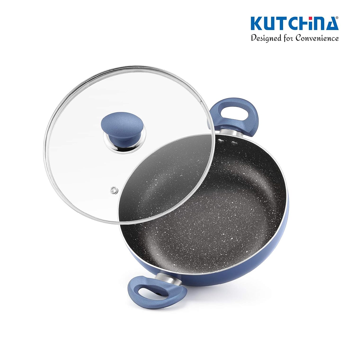 KUTCHINA Endura kadai Non Stick 30 CM, 4 Layered Non-Stick kadai with lid with Induction kadai& Non Stick kadaI