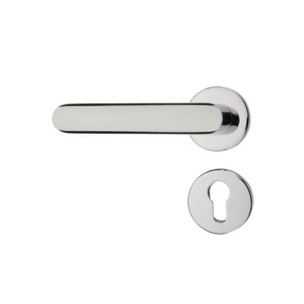 hafele SP/WT Rigel Lever Handle On Rose with EPC Escutcheons 901.79.582