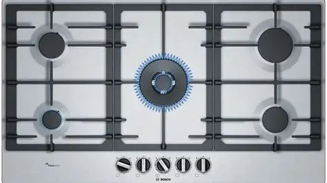 Bosch PCR9A5B90I 5-பர்னர் கேஸ் ஹாப்: நேர்த்தியான மற்றும் திறமையான சமையல்