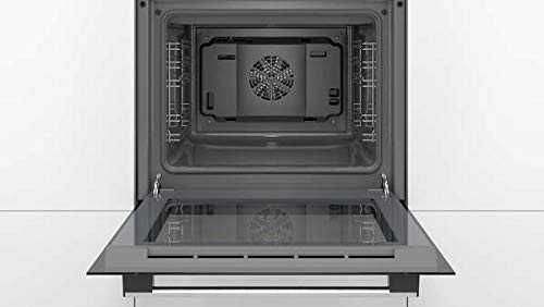 Bosch தொடர் | 2 60 செ.மீ 66 L துருப்பிடிக்காத எஃகு பில்ட் இன் ஓவன் HBF010BR0Z (எஃகு/கருப்பு)