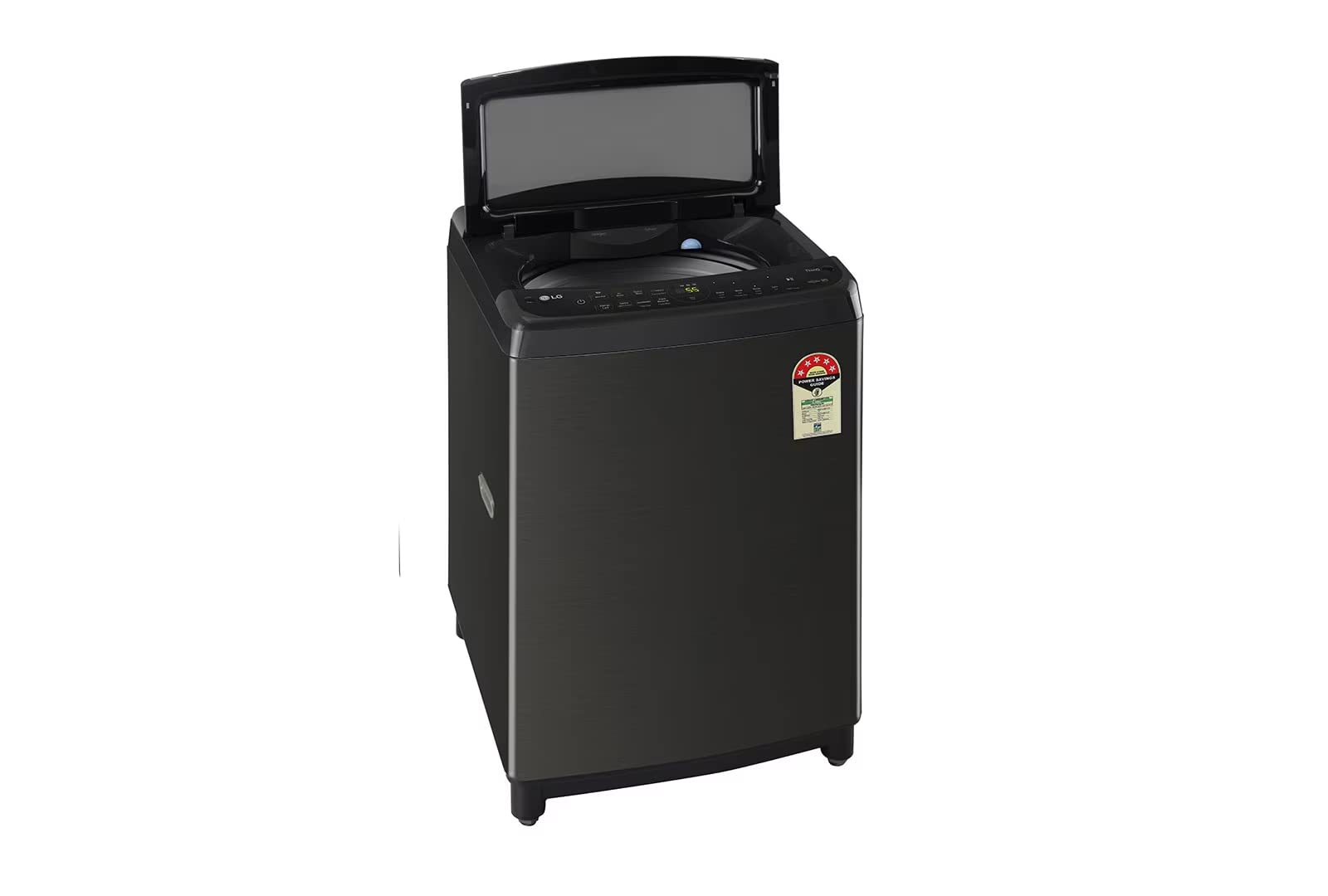 Lg Electronics 11 Kg 5 Star Inverter Wi-Fi Fully-Automatic Top Loading Washing With In-Built Heater (Thd11Swp, Platinum Black, Aidd Technology)