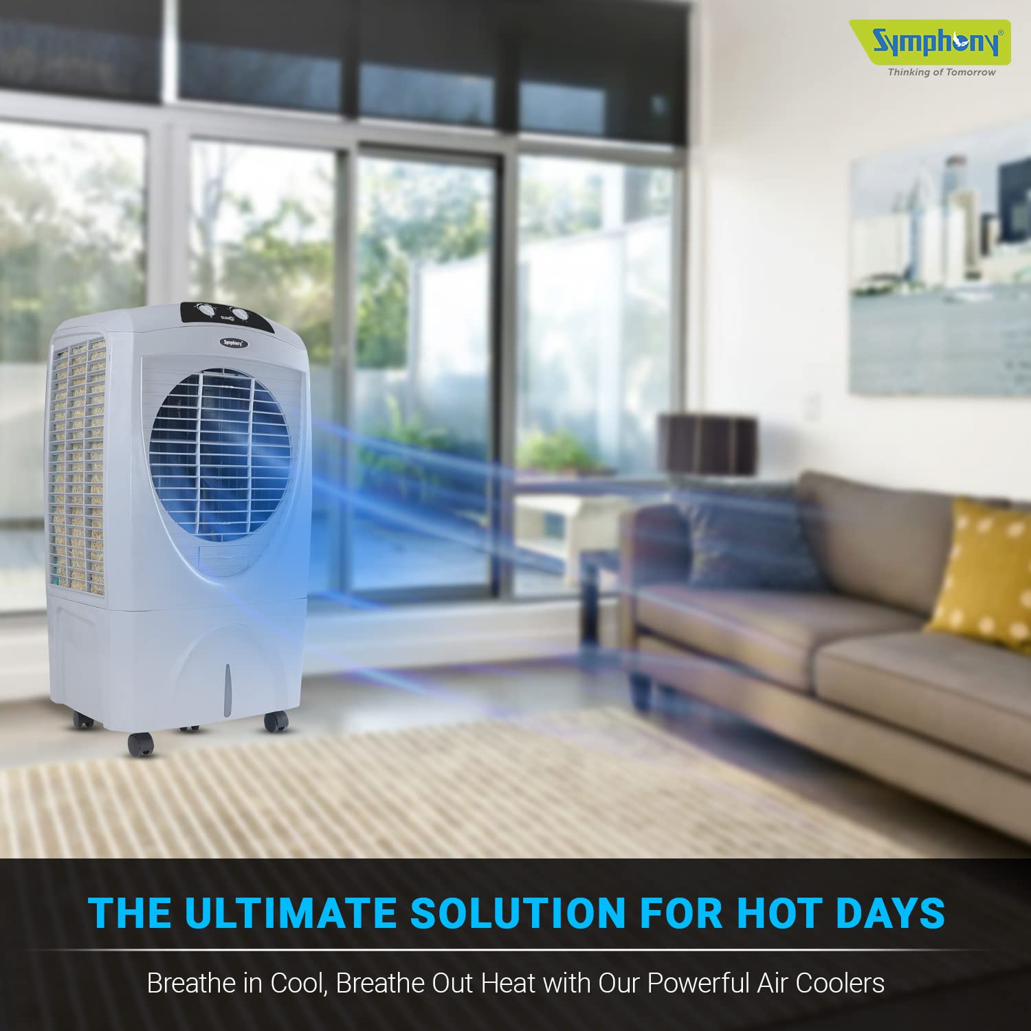 Symphony Sumo 70-G Desert Air Cooler Grey