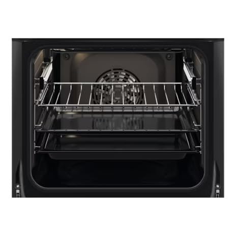 Electrolux 65L Built-In Oven with 9 Functions, UltimateTaste 500, Glass, Black - KOD3H50BK