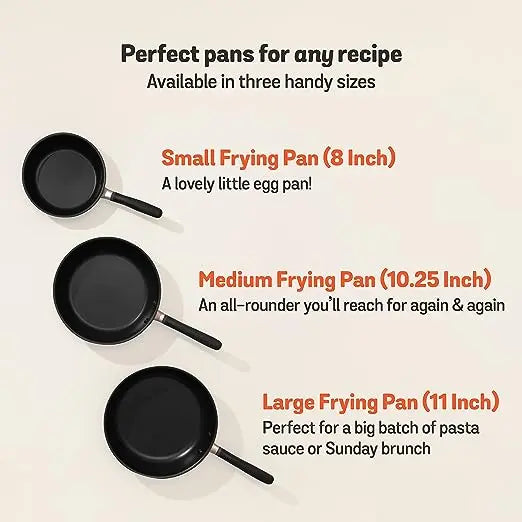 Meyer Accent Nonstick Open Frying Pan Gas and Induction Base 81218 20cm Matte Black