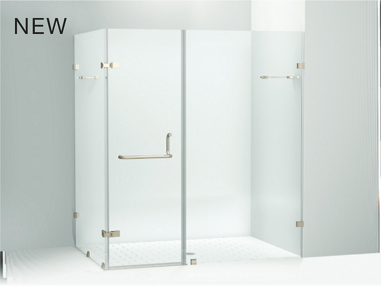 kohler K-702291IN-AF SINGULIER SLEEK 1Door2Panel-L 90DEG