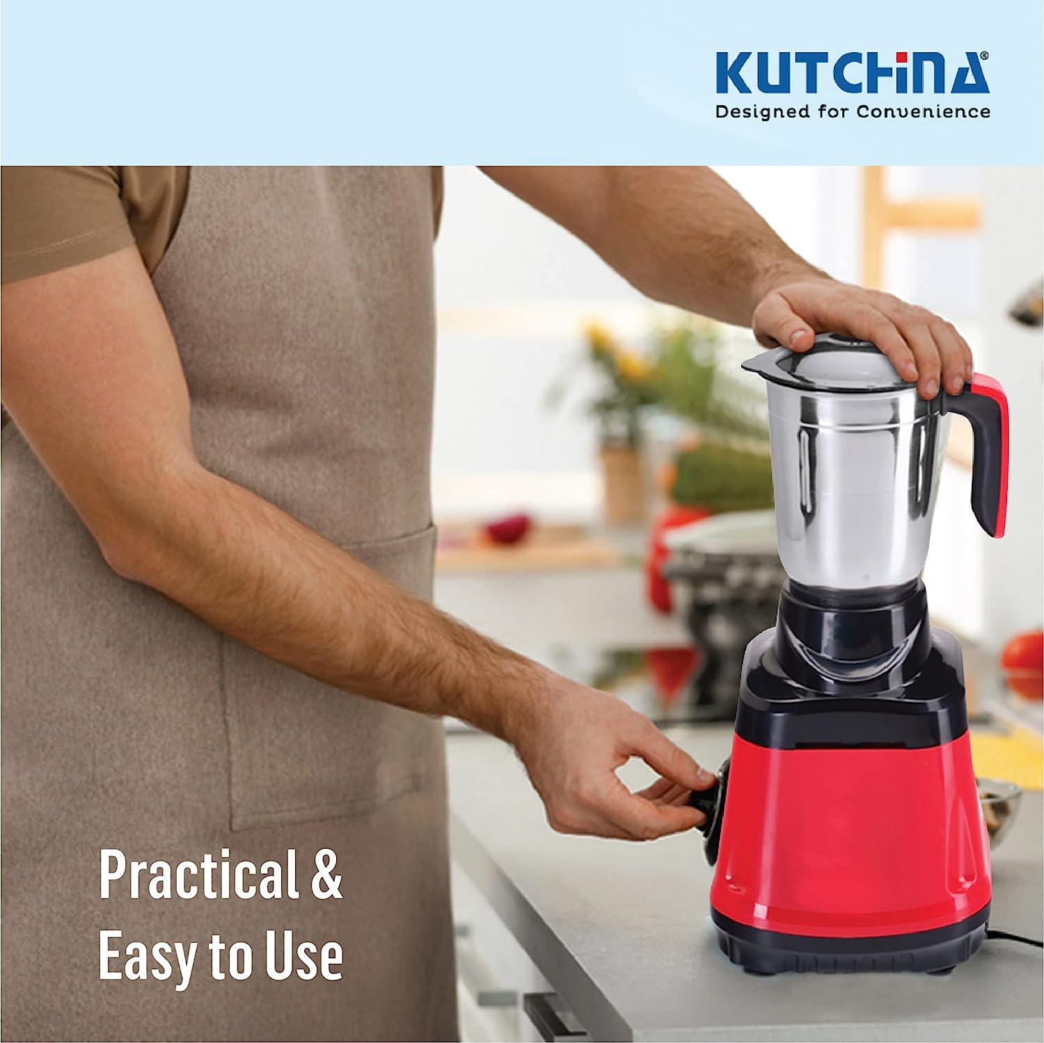 Kutchina mixer grinder 500+watt mixer grinder with 500 watt 3 jars