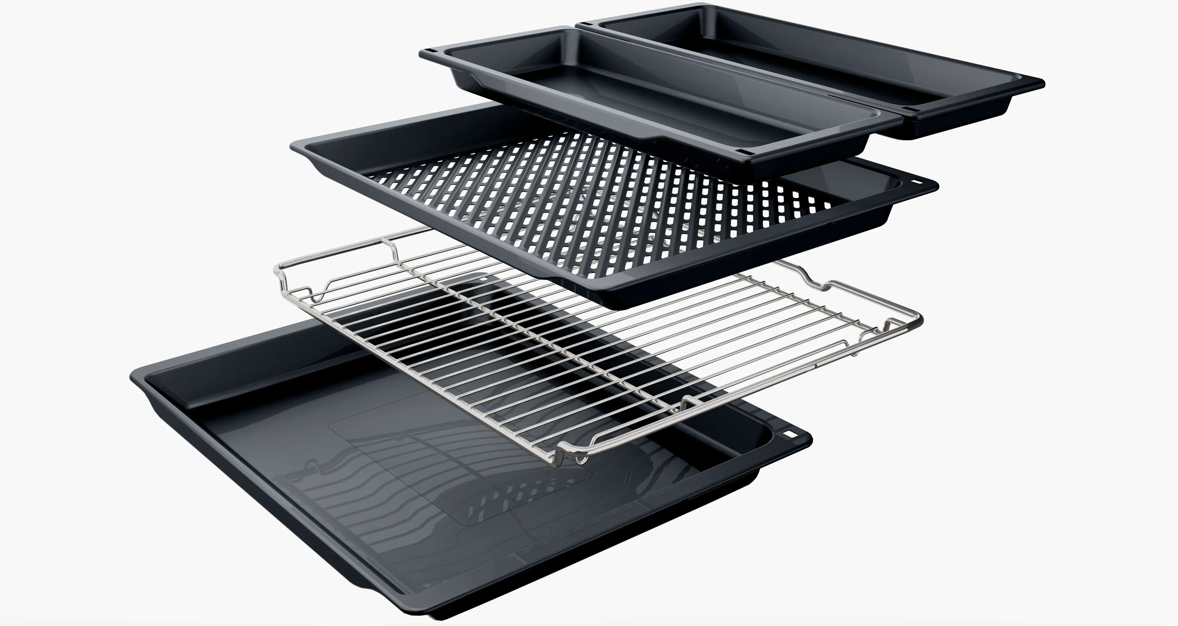 Bosch 60cm Built-in Oven - Black, Model: B60B, Specs: 60cm x 60cm