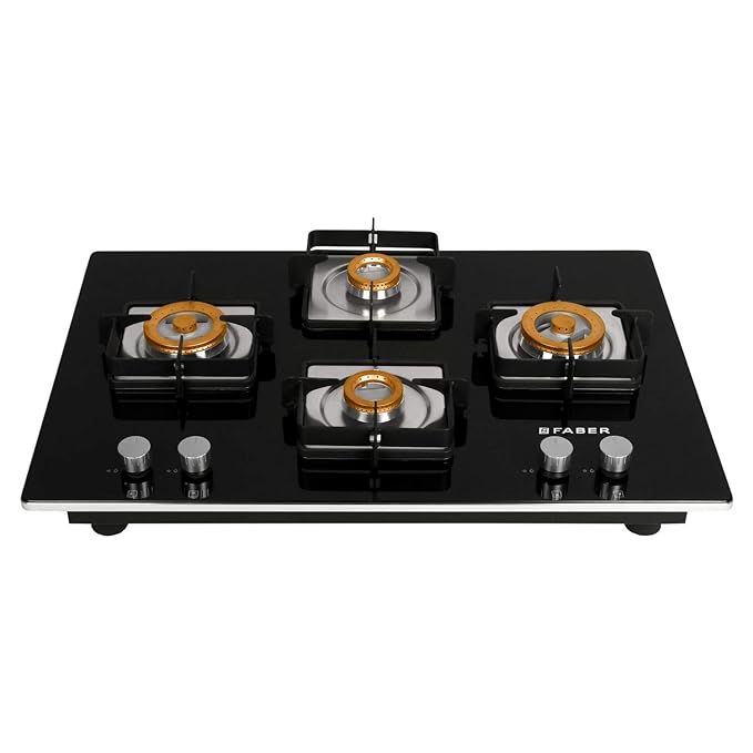 Faber 75 cm Hobtop 4 Burner, Auto Ignition (HOB HTG 754 CRS BR CI)