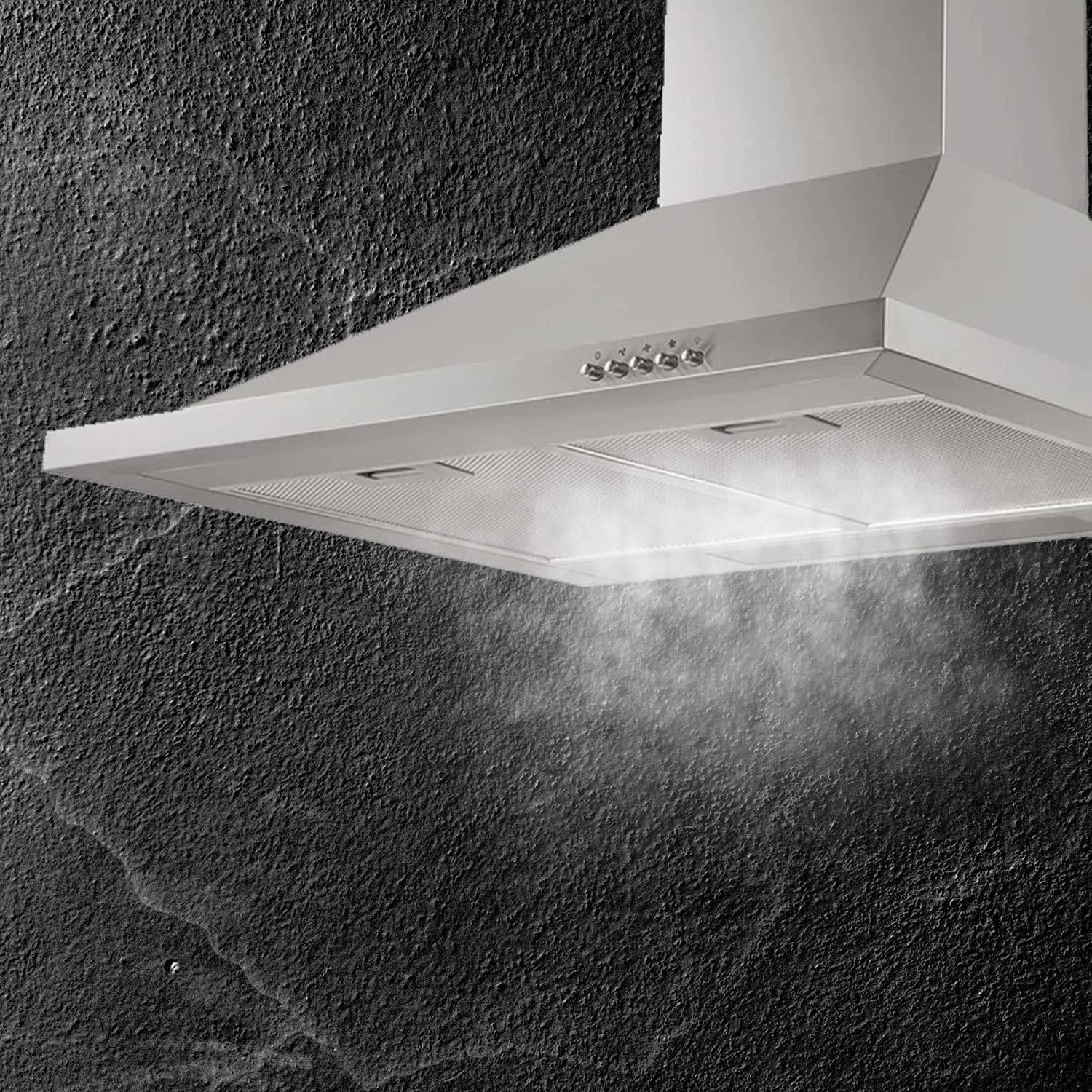 Carysil Calypso 1000 60 cm Wall Mounted Kitchen Chimney (Cassette Filter)