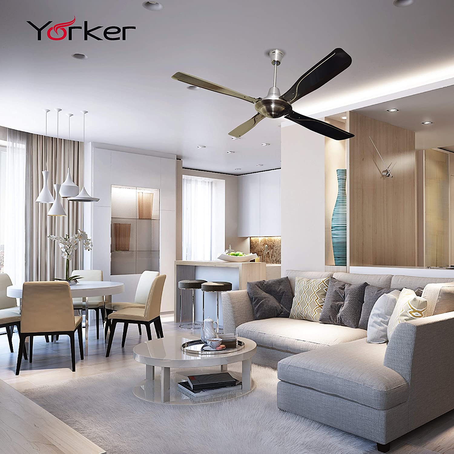 Havells Yorker 1320mm Ceiling Fan (Antique Copper)