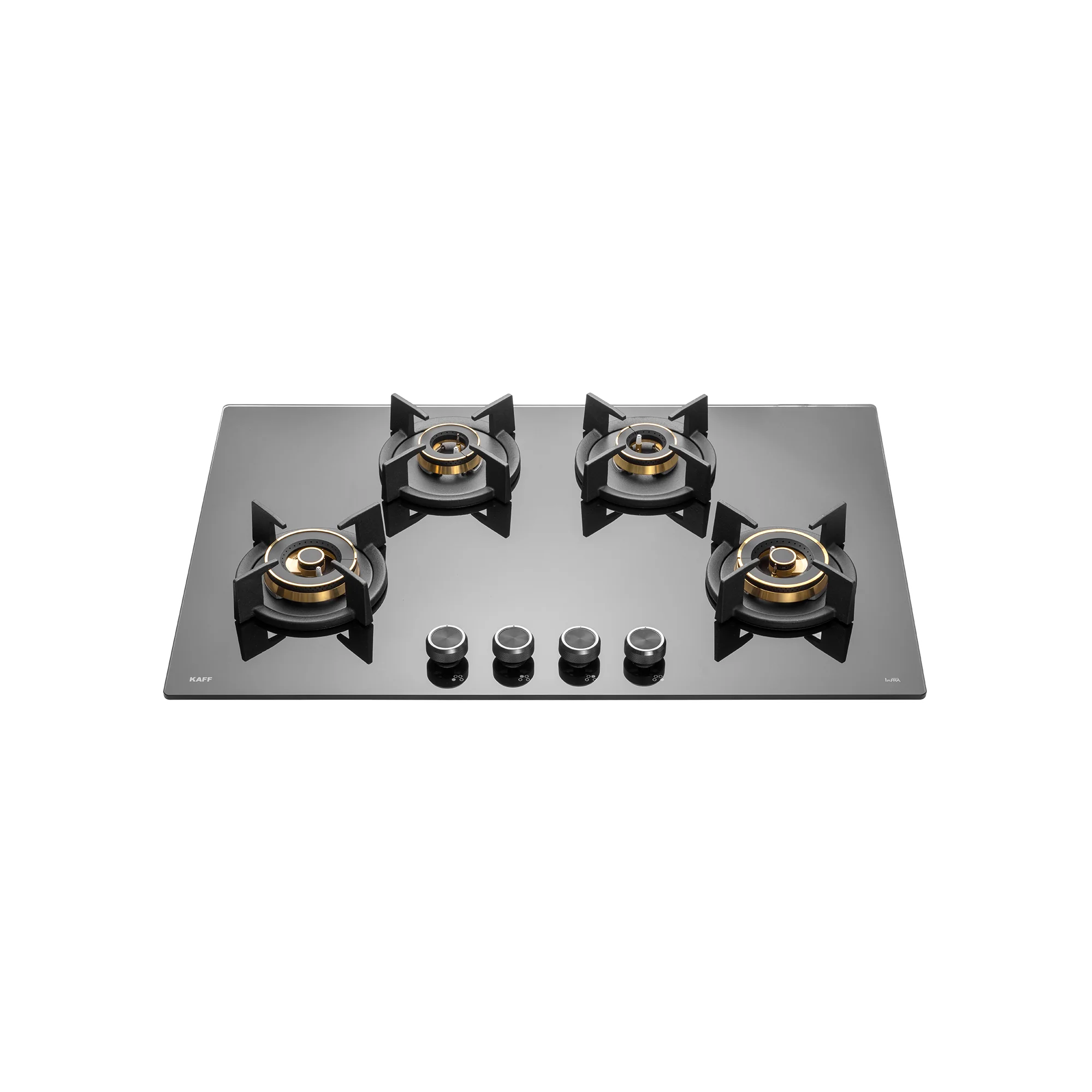 KAFF INF 804 Electric Hob: 4-Burner Tempered Glass Top in Black - Automatic, Sleek Design