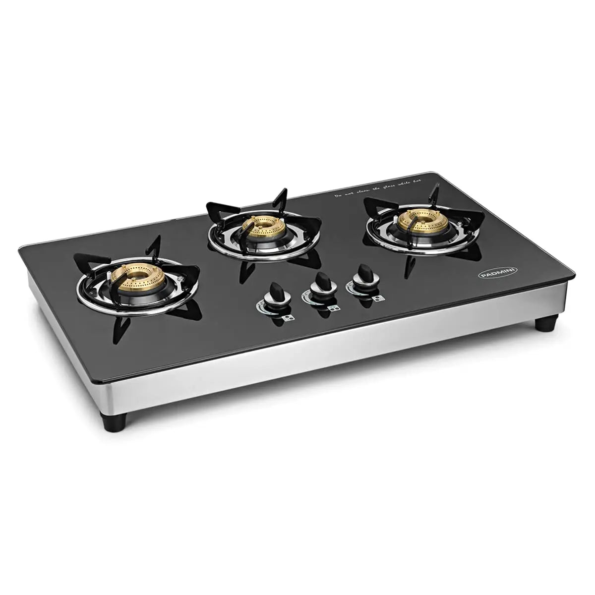 Padmini Three Burner Gas Stove - CS 3 GT HS