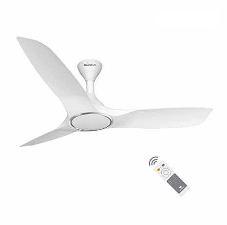 Havells Stealth Air " The most silent Fan 1200mm BLDC motor and Remote Controlled Pearl White