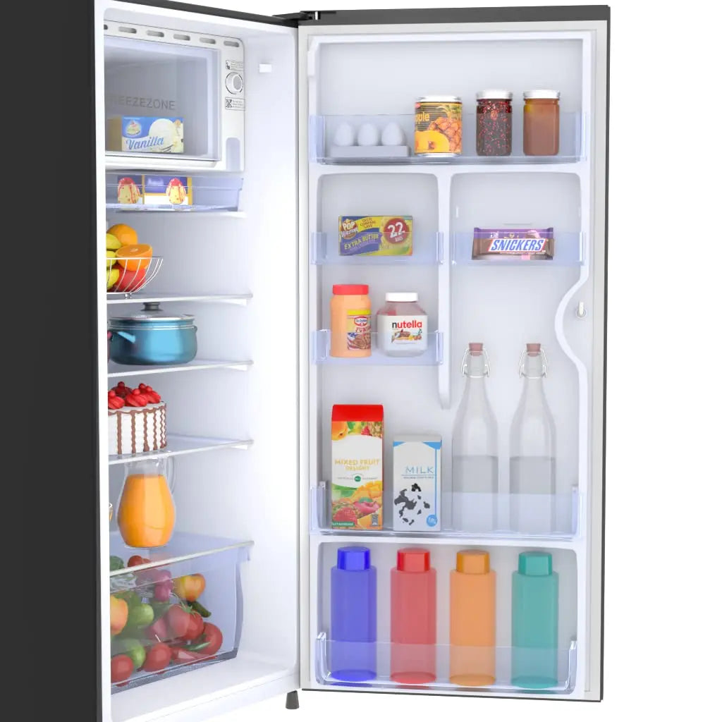 Haier 190L 3 Star Refrigerator HED-203DS-P, Dazzle Steel
