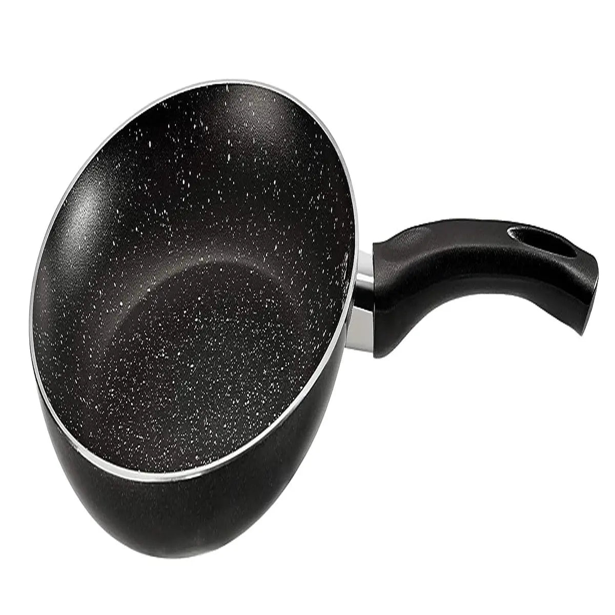 Butterfly Granza Non-Stick Aluminium Fry Pan, 20 cm, Black and White