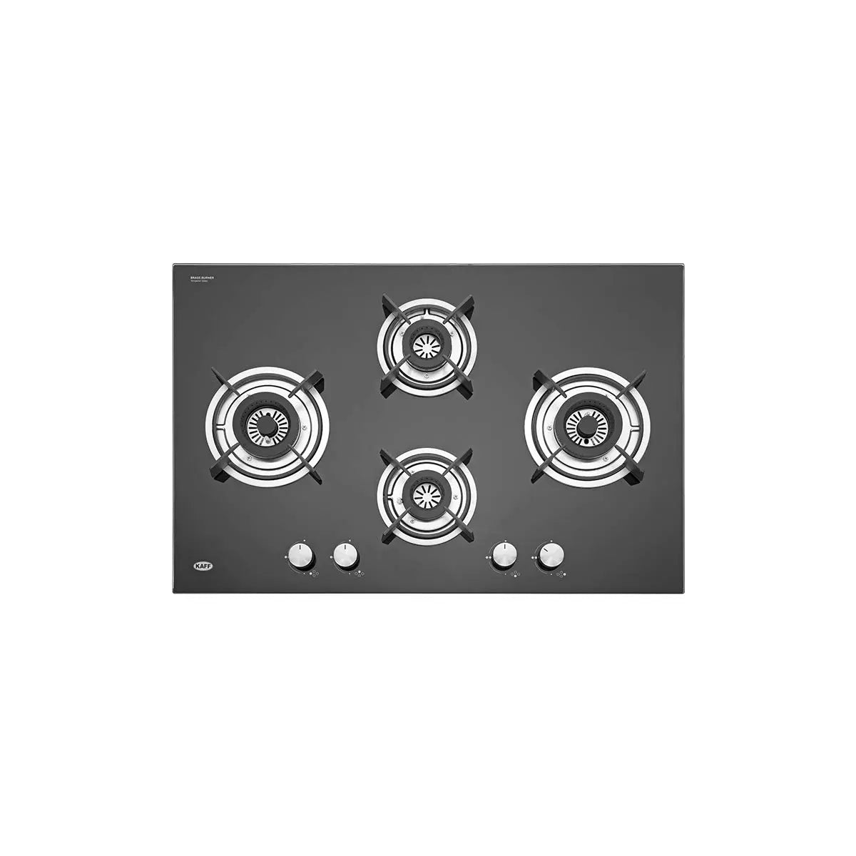 KAFF Built-in Hob HBR 784C | Powerful Brass Burners | Auto Ignition | Metal Knobs