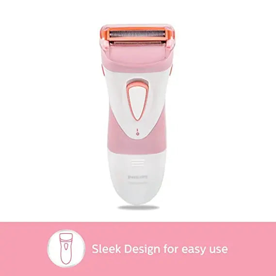 Philips HP6306/00 SatinShave Essential Women's Wet & Dry Electric Shaver For Legs, Cordless