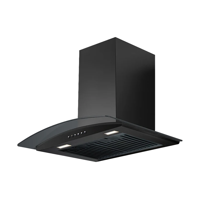 Kaff MAX BF DHC 60 - Wall Mount Chimney with Baffle Filter & Auto Clean Feature