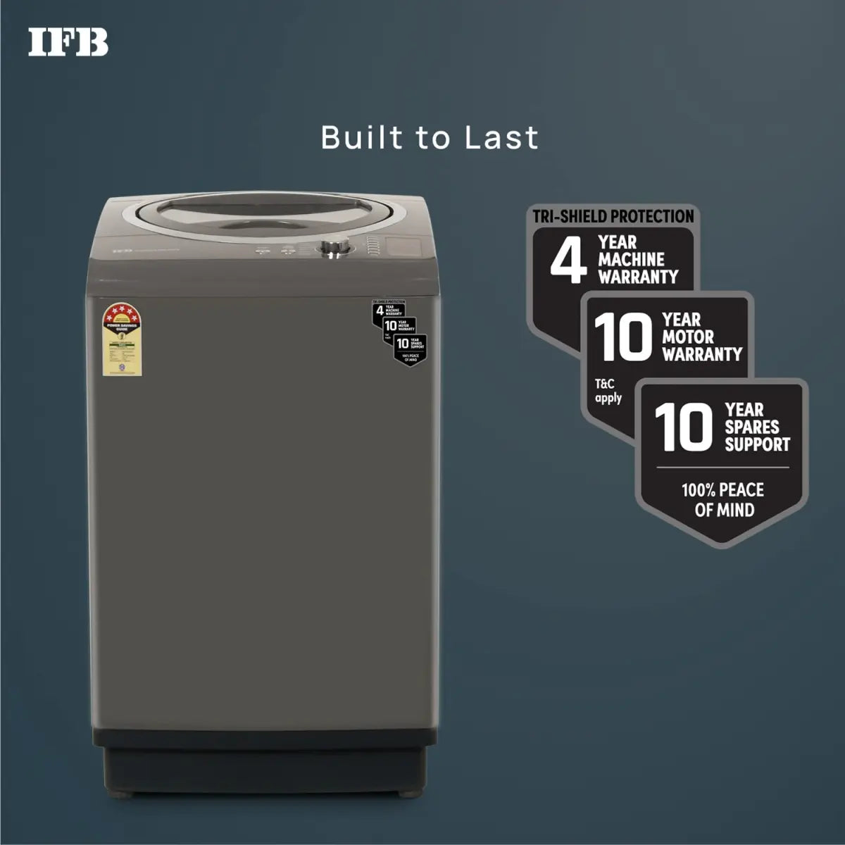 IFB 8.0 Kg Fully-Automatic Top Loading Washing Machine (TL-R3SG 8.0 KG Aqua, Sparkle Grey, Hard Water Wash, 4 Years Comprehensive Warranty)