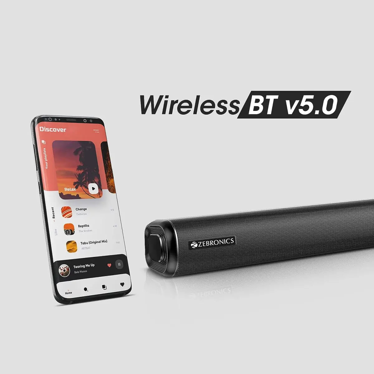 ZEBRONICS Juke Bar 6001 DWS Pro 160W 2.1 Channel Bluetooth Soundbar with Wireless Subwoofer, HDMI (ARC), Optical Input, Bluetooth/USB/AUX, Remote Control