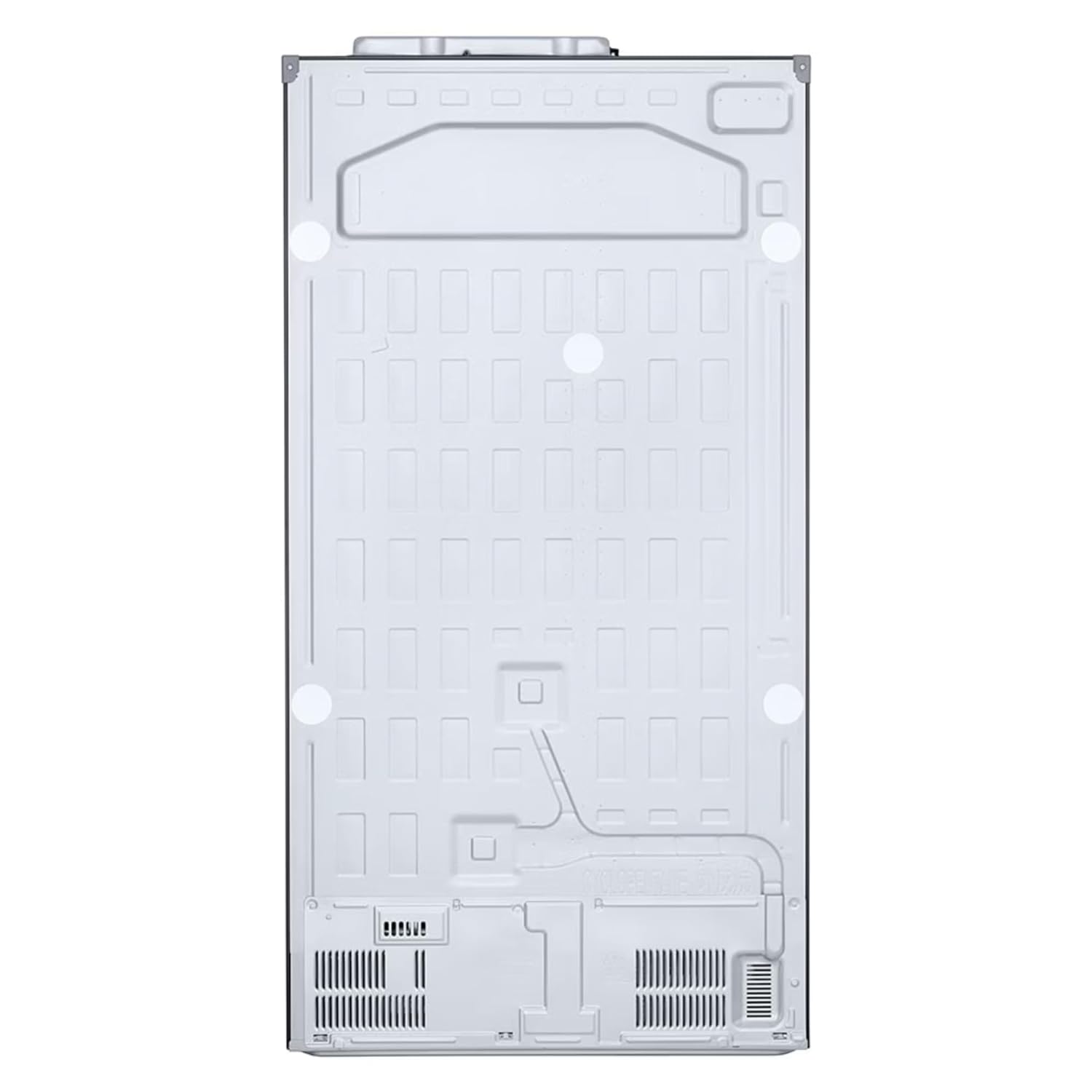 LG 650L Side by Side Fridge with DoorCooling, Smart Inverter - Black Mirror Finish (GLB257DBM3)