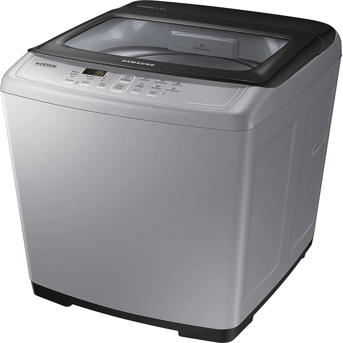 Samsung 6.5 kg Fully-Automatic Top Loading Washing Machine (WA65M4300HA/TL, Imperial Silver)