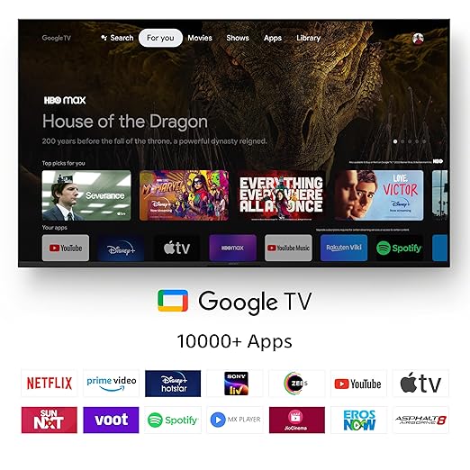 Sony X82L Series 55 KD-55X82L 4K Ultra HD HDR Smart TV (Google TV) - 139cm