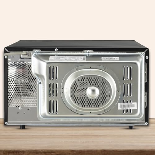 LG 32 L Scan to Cook Wi-Fi Enabled Charcoal Convection Healthy Microwave Oven (MJEN326PKW, Black, Heart Friendly Recipes & 360° Motorised Rotisserie)